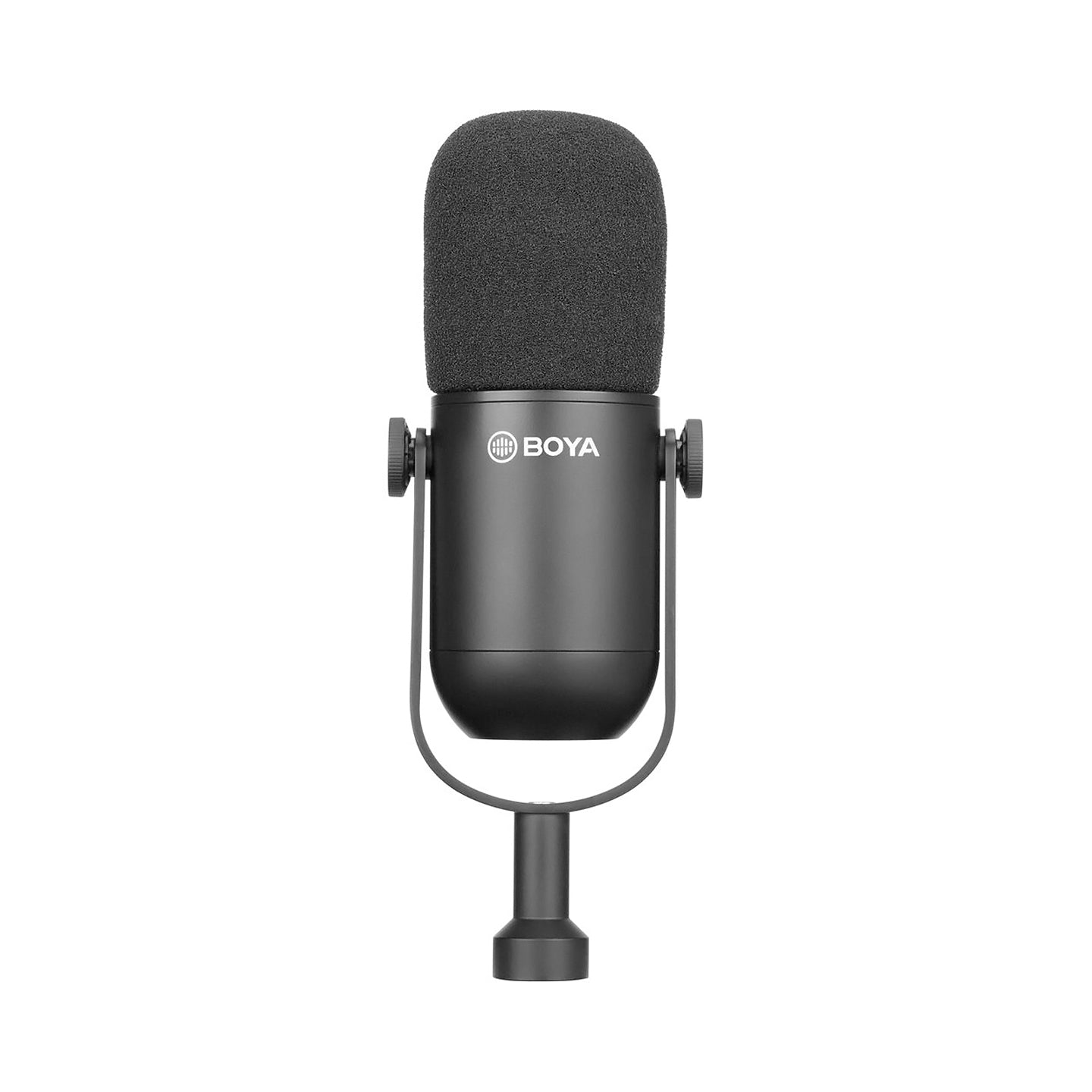 Boya BY-DM500 Dynamic XLR Broadcasting Microphone with Foam Windscreen, All Metal Construction