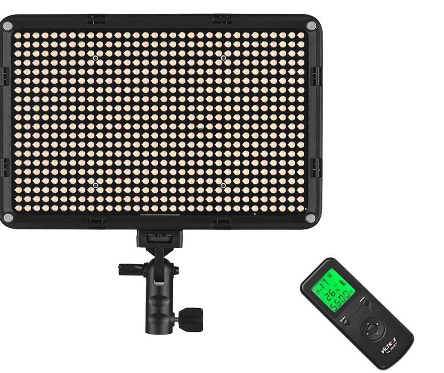 VILTROX VL-D640T 3300K-5600K 45W Ultra Thin 2.4G Remote Control LED Video Light Bi-Color LED Light Panel