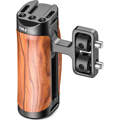 [CLEARANCE] UURig by Ulanzi R075 Universal Mini Wood Side Handle for Sony A6400 A6300 A6600 A6500 A73 with 1/4"Screw Cold Shoe