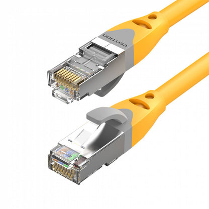 Vention CAT6A Ethernet 12M PVC Cable SFTP Patch 10Gbps 500Mhz Lan Network Wire Cord for Internet Router PC Modem