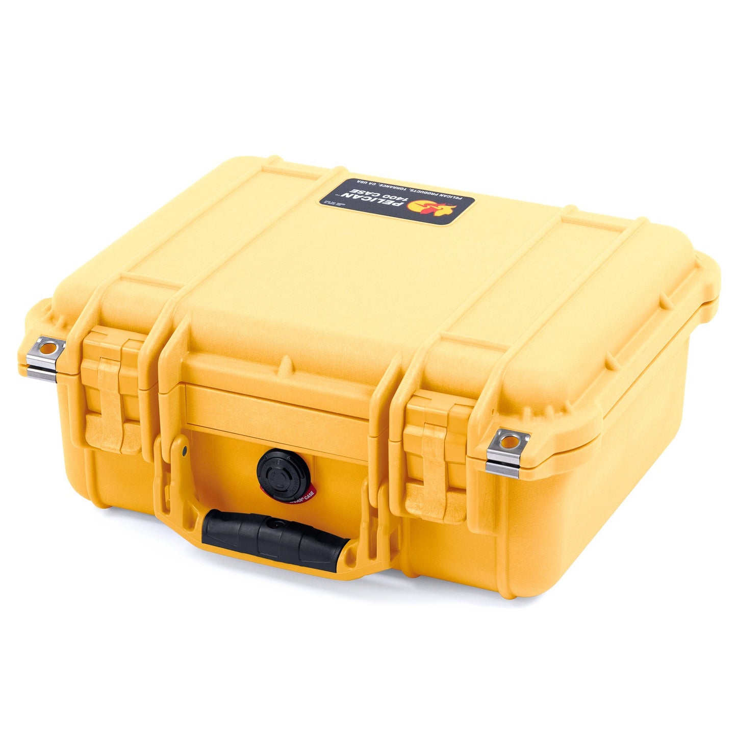 Pelican Protector Case Watertight Crushproof Hard Case with Pick N Pluck Foam and Rubber Over-Molded Handle | Model 1400