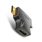Vention 2 in 1 Mini / Micro HDMI Male to HDMI Female Adapter 1080p 60Hz Gold-Plated (AGFBO)