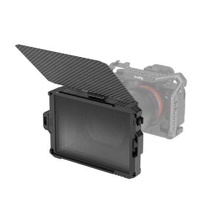 SmallRig Mini Matte Box 1kg Load Capacity for Mirrorless DSLR Cameras Compatible with 67mm/72mm/77mm/82mm/95mm Lens 3196