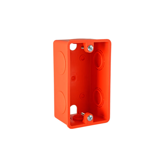 OMNI WUB-001 2 x 4" PVC Utility Box with Mounting Screw, Fire Retardant and Shock Resistant