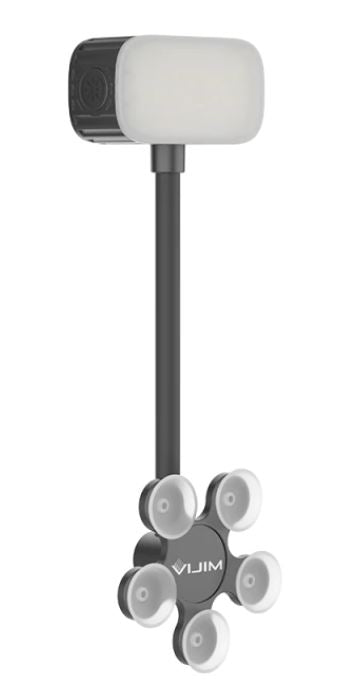 Vijim by Ulanzi CL12 Video Conference Light with Suction Cup Adjustable LED Lamp for Livestream, Meetings