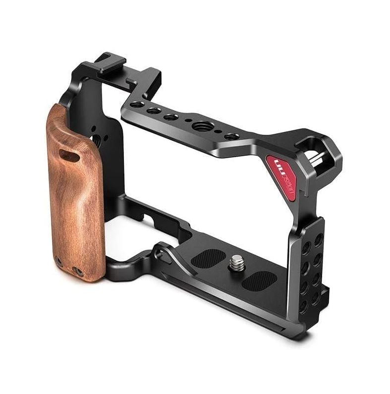 UURig by Ulanzi C-A6400 Camera Cage for Sony A6400/A6100/A6300 Vlogging Case Handheld Bracket Cold Shoe Microphone/LED Light Mount Video Rig Protective Shell 1/4" Screw for Tripod Handle Grip Extension