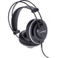 Samson SR990 Closed-Back Studio Reference Headphones Over-Ear with 20Hz to 20KHz Frequency Range Velour Protein-leather Earpads Neodymium Drivers for Audio