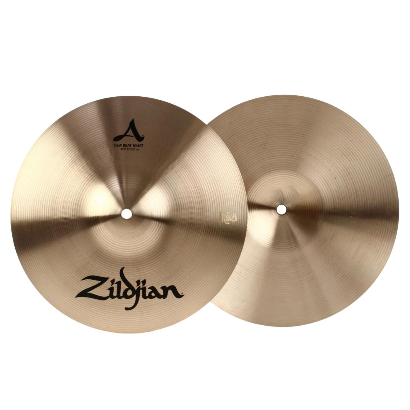 Zildjian A0113 A Series 12" New Beat High Velocity Hi-Hat Cymbals with Medium-Heavy Weight, Traditional Finish for Drums
