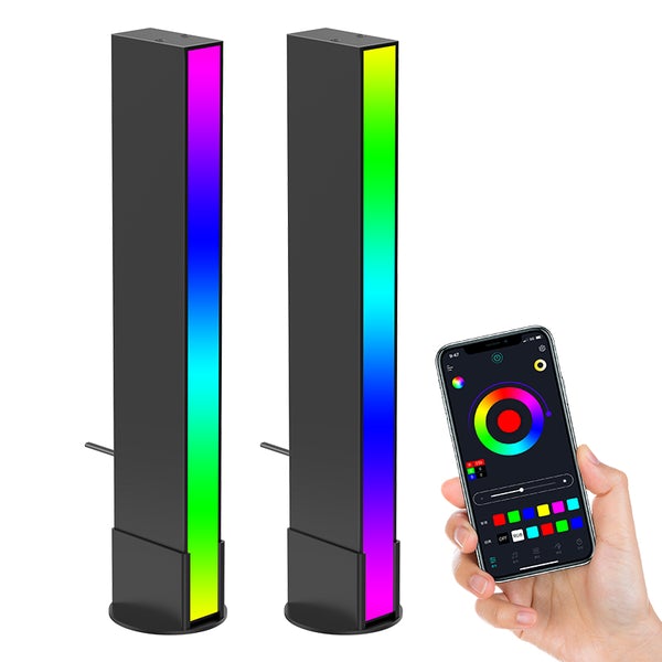 Ulanzi GL01 Smart Ambiance Backlights RGB LED Light Bars for Gaming, Streaming Music, TV Effect