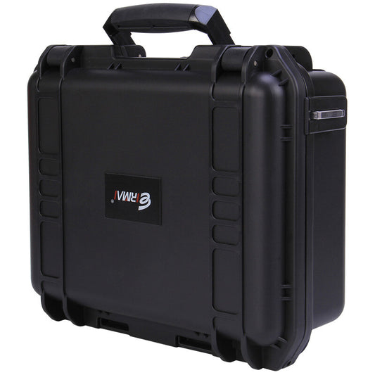 Eirmai R101 Drone Camera Suitcase Waterproof Shockproof UAV Storage Box Hard Case with Liner Bag and Detachable Sponge Dividers Ideal for DJI Mavic Pro (Small)