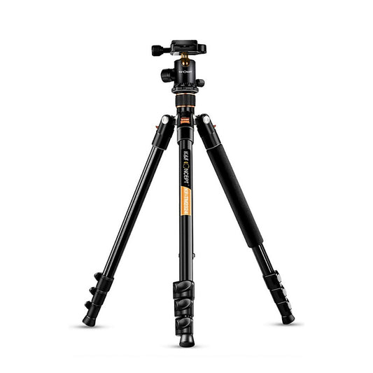 K&F Concept TM2324 2-in-1 Compact Camera Tripod / Monopod with 10kg Payload, 360 Degree Ball Head, and Adjustable Angle Buttons | B234A1+BH-28L