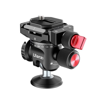 [CLEARANCE] Ulanzi U-120 Tripod Head Ball Head Rotating 360° Panoramic Ball Head with 1/4 Inch Screw for Monopod DSLR Cameras