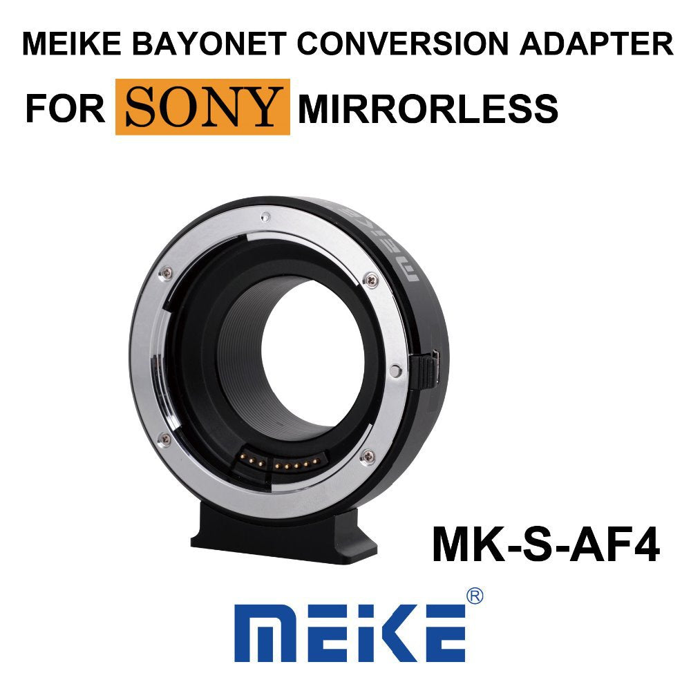 Meike MK-S-AF4 Auto Focus Mount Lens Adapter Ring for Sony Micro Single Camera to Canon EF/EF-S camera
