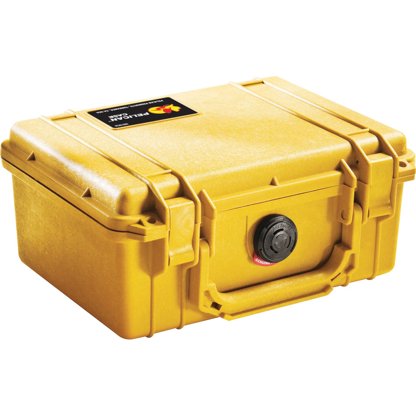 Pelican 1150 Protector Case Watertight Crushproof Dustproof Hard Casing with Foam, Automatic Purge Valve, IP67 (Black, Orange, Yellow)