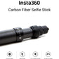 Insta360 Invisible Selfie Stick Extended Edition with 1.9ft to 9.8ft Max Length with Carbon Fiber Material for ONE / ONE X Action Camera DINEESS/A