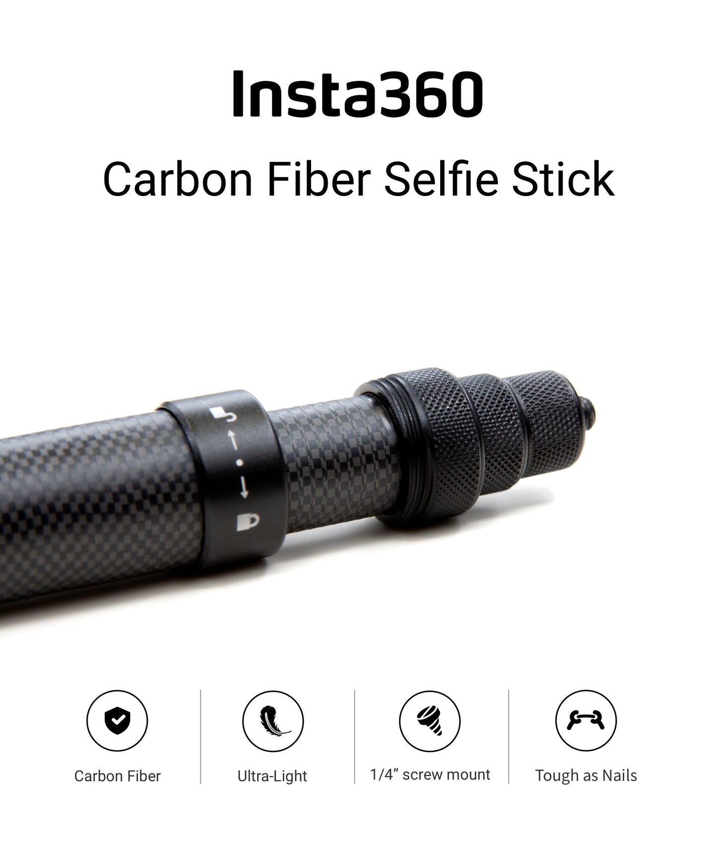 Insta360 9.8 ft 9.8ft Extended Edition Selfie Stick para X3 ONE X2, ONE R,  ONE X, ONE Action Camera