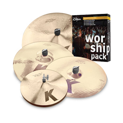 [CLEARANCE] Zildjian KC0801W Custom Worship Cymbal Pack for Worship Music Genre, Jazz, Rock, etc.