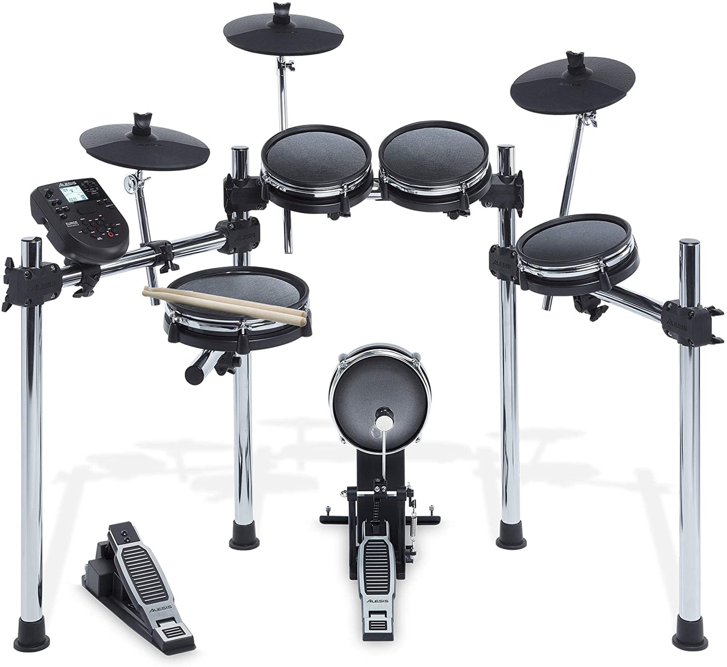 Alesis Surge Mesh Kit Eight-Piece Electronic Drum Kit with Mesh Heads