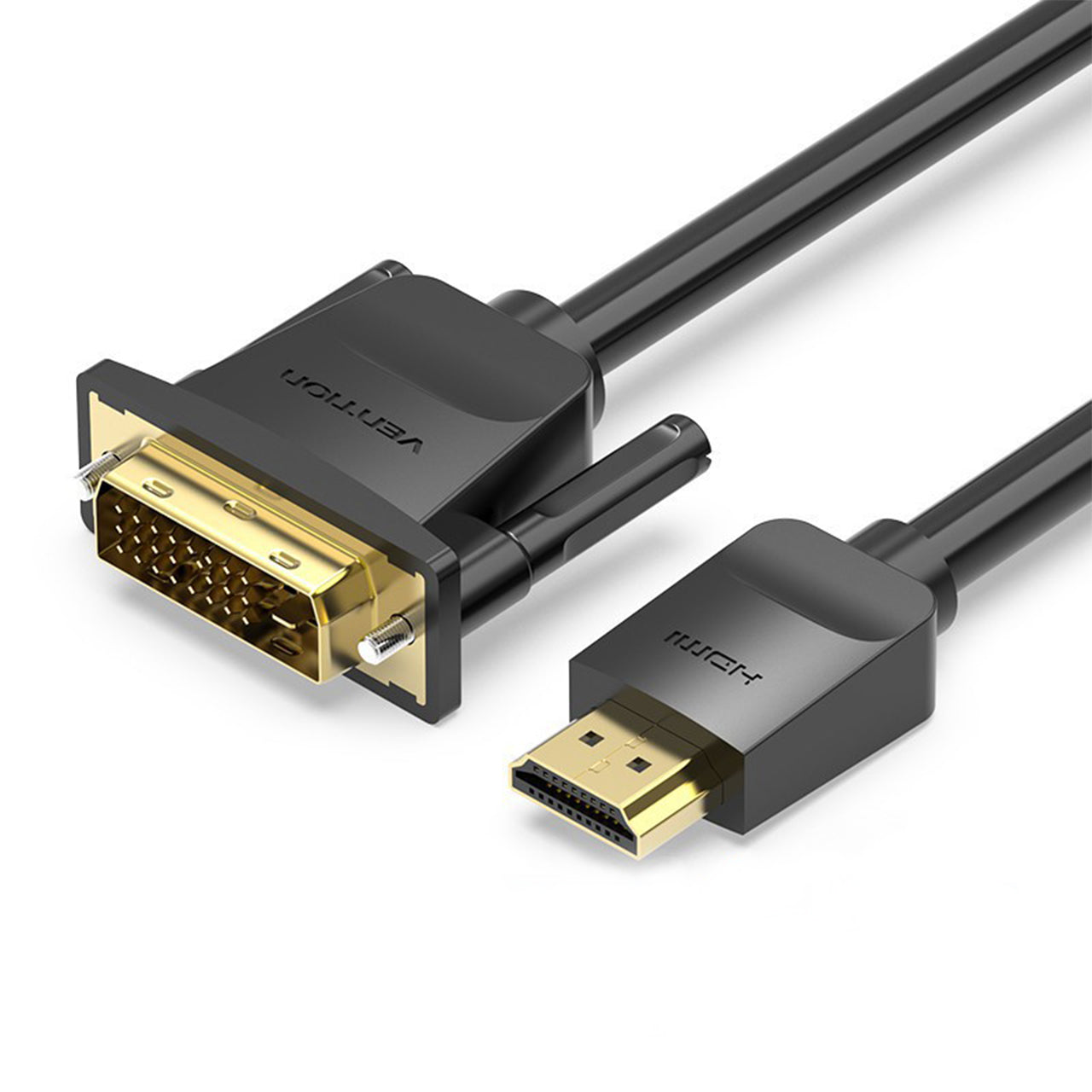 Vention HDMI to DVI Cable 24+1 (Male to Male) 1080p 60Hz Gold-plated with Bidirectional Transmission (Different Lengths Available) (ABF)