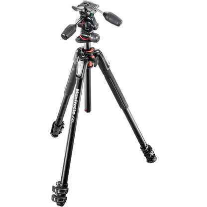 Manfrotto MK190XPRO3-3W Aluminum Tripod with 3-Way Pan-Tilt Head