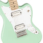 Squier by Fender Mini Jazzmaster HH Electric Guitar SQ MINI JAZZMASTER HH LRL with Maple Fingerboard 2 Humbucking Pickups (3 Colors)