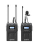 Boya BY-WM8 Pro K1 UHF Dual Channel wireless Lapel Receiver with One Lavalier Microphone Transmitter