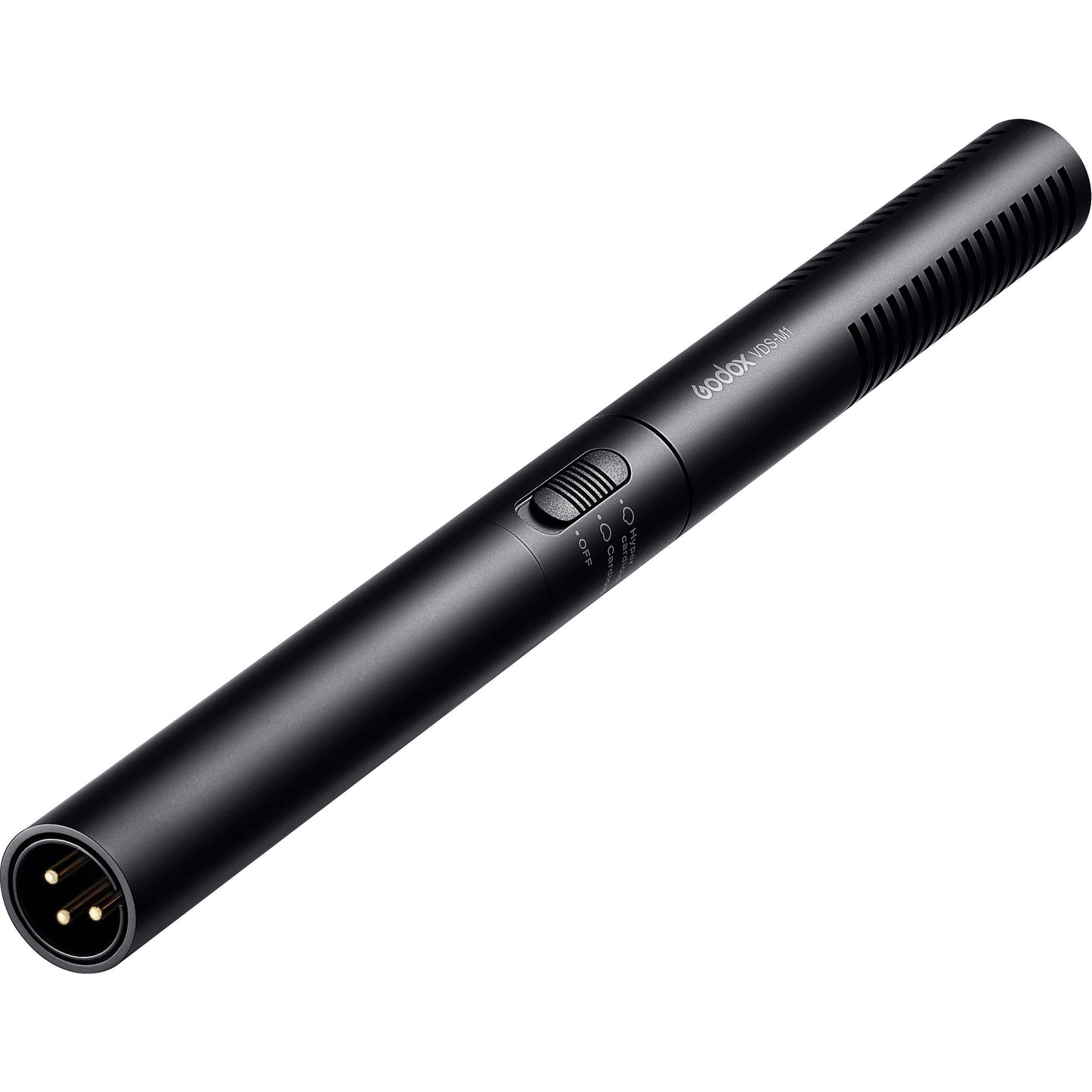 Godox VDS-M1 Shotgun Microphone Multipattern (Cardioid / Supercardioid) with Lightweight Metal Housing and Windscreen