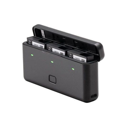 DJI Multifunctional Battery Case with USB Type-C Port, microSD Card Storage, LED Indicators Fast Charging Powerbank for Osmo Action 3 Batteries