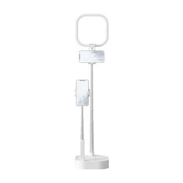 [CLEARANCE] Ulanzi K14 LED Panel Fill Light Phone Stand Rechargeable Wireless with Bluetooth Remote Control, Two 360 Rotatable Holders, 3 Color Temperature for Live Streaming