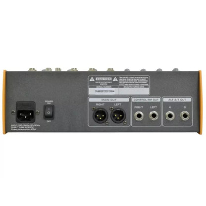 [CLEARANCE] KEVLER MIX-8BT 8-Channel Compact Bluetooth Mixer with 4 Microphone/Line, 2 Stereo Input and 2 AUX Output, 3 Band EQ with USB / MP3 Function and 99 DSP Effects | Mix Series