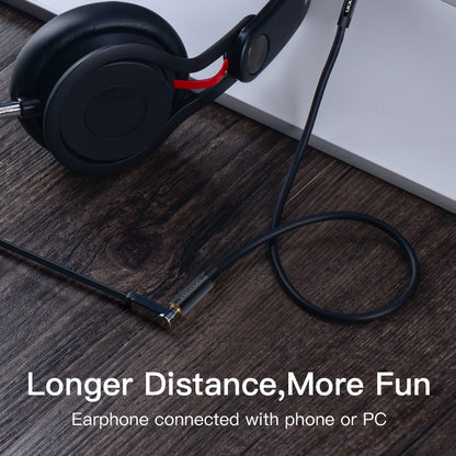 [CLEARANCE] Vention 3.5mm Male to Female Cotton Braided Cable 1.5-Meters (BHB) Audio Extension Cord for Smartphones