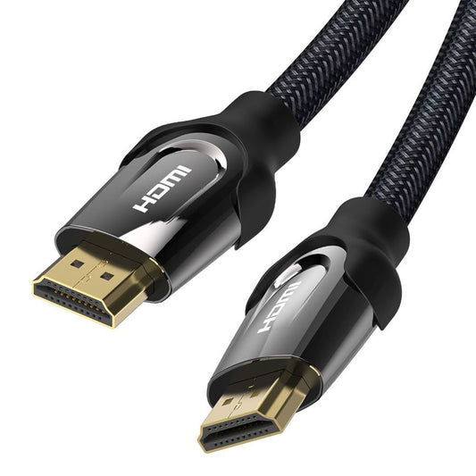 Vention 4K HDR Nylon Braided HDMI Cable with 18 Gbps High Speed Ethernet and Dolby True Audio Support (0.75m, 1m, 1.5m, 2m, 3m, 5m, 10m, 15m) | VAA-B05