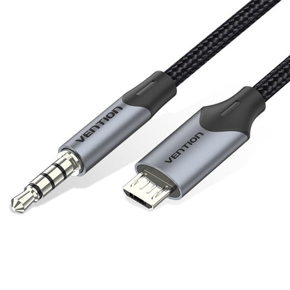Vention Micro USB to TRRS 3.5mm Male to Male Audio Cable for Android and PC (2M) | BDGBH