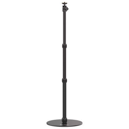 [CLEARANCE] Vijim by Ulanzi LS09 Extendable Heavy Base Stand with 1/4-inch Ball Mount, Smartphone Clip, and Action Cam Adapter for Cameras and Lights | 2952