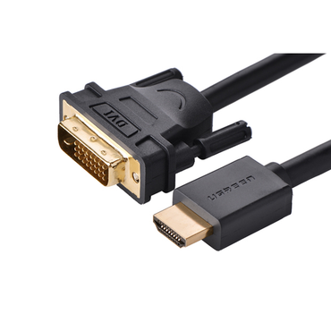 [CLEARANCE] UGREEN HDMI Male to DVI 24+1 Male Bidirectional 5-Meters Video Cable with Gold-Plated Contacts and Up to 1080P HD Support | 10137