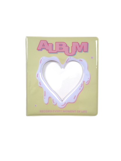 [CLEARANCE] Pikxi 7 x 6 Inch Cute Photo Album 50 - 100 Picture Cards Book with Assorted Design (Cow Milk 1)