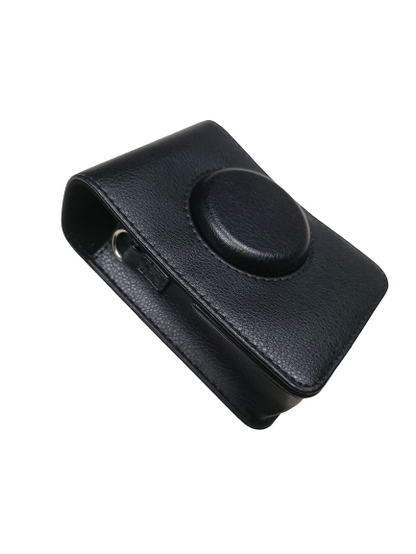 [CLEARANCE] Pikxi Leather Camera Case Cover Carrying Bag for Fujifilm Mini Evo Instant Camera (Vertical) (Black)
