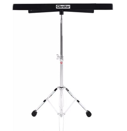 [CLEARANCE] Gibraltar 7615 Large Percussion Table and Stand with Adjustable Height, Durable Rugged Metal Tripod Base and Stout Double-Braced Legs with Rubber Feet