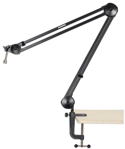 Samson MBA38 38-Inch Solid Matte Finish Microphone Boom Arm Good for Audio Recording, Video and Game Streaming