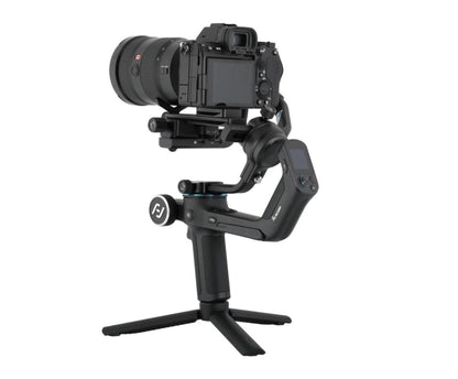[CLEARANCE] FeiyuTech SCORP 3- Axis Handheld Gimbal Camera Stabilizer with 5.5lb Payload, Magic Wheel, Integrated Hanging Handle and 1.3" Touch Screen Display Features for DSLR and Mirrorless Camera