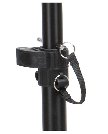 Samson SP50P Heavy Duty Speaker Stand Set (Pair) with Adjustable Height up to 5' Feet Telescoping with Locking Latch for Indoor and Outdoor Events and Concerts