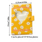 Pikxi Cute Flower Photo Album 150 Pockets 2.5 x 4.5 Inches Floral Picture Collection Book (Yellow, Purple)