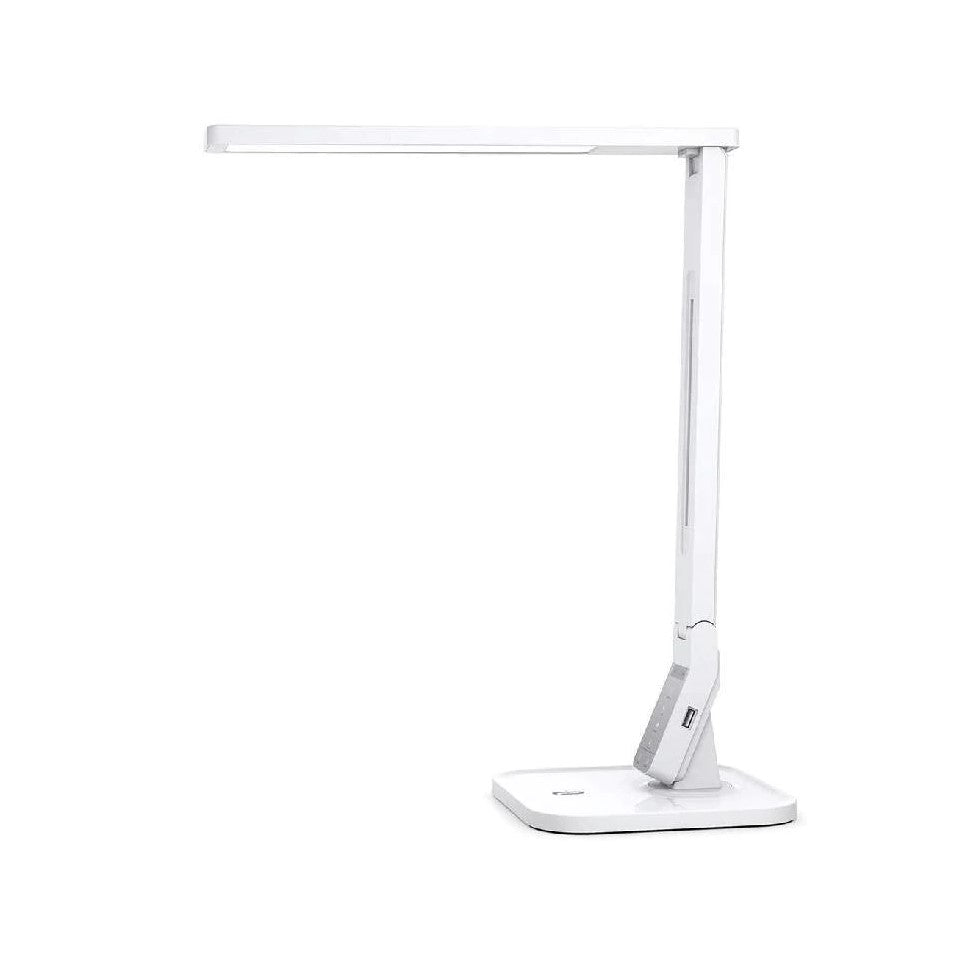 TaoTronics Multi-Function LED Desk Lamp with 4 Unique lights, 5 Custom levels and Flexible Arm, Auto Off Timer and Rotatable Base features TT-DL01 TT-DL-02 (Black, White)