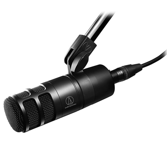 Audio Technica AT2040 Hypercardioid Dynamic Podcast Microphone 80-16000 Hz XLRM-type for Recording Podcasts, Voice-Overs & Broadcasts