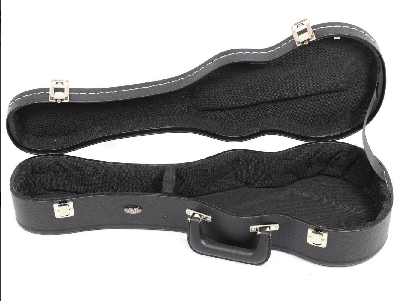 CNB Durable Soprano Ukulele Hard Case with Carrying Handle and Black Tolex Cover (UC20/320)