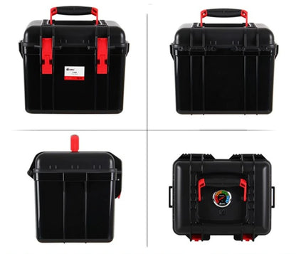 [CLEARANCE] Eirmai R50 Moisture-Proof Dry Box 9-Liters with Dehumidifier Hyrgrometer Sponge Pad ( Fits 1 DSLR and 2 Lenses) Black