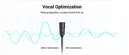 [CLEARANCE] Simorr by SmallRig Wave L3 Lavalier Microphone Made for Lightning Devices Perfect for Interviews, Vlogging and Broadcast | Model - 3453