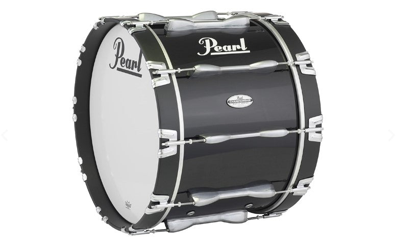 Pearl Carbonply 18 x 14 Bass Drums Championship Series with 6-Ply Maple Shell, Inner and Outer Carbon Fiber Plies and Extra Wide Claw Hooks for Musicians