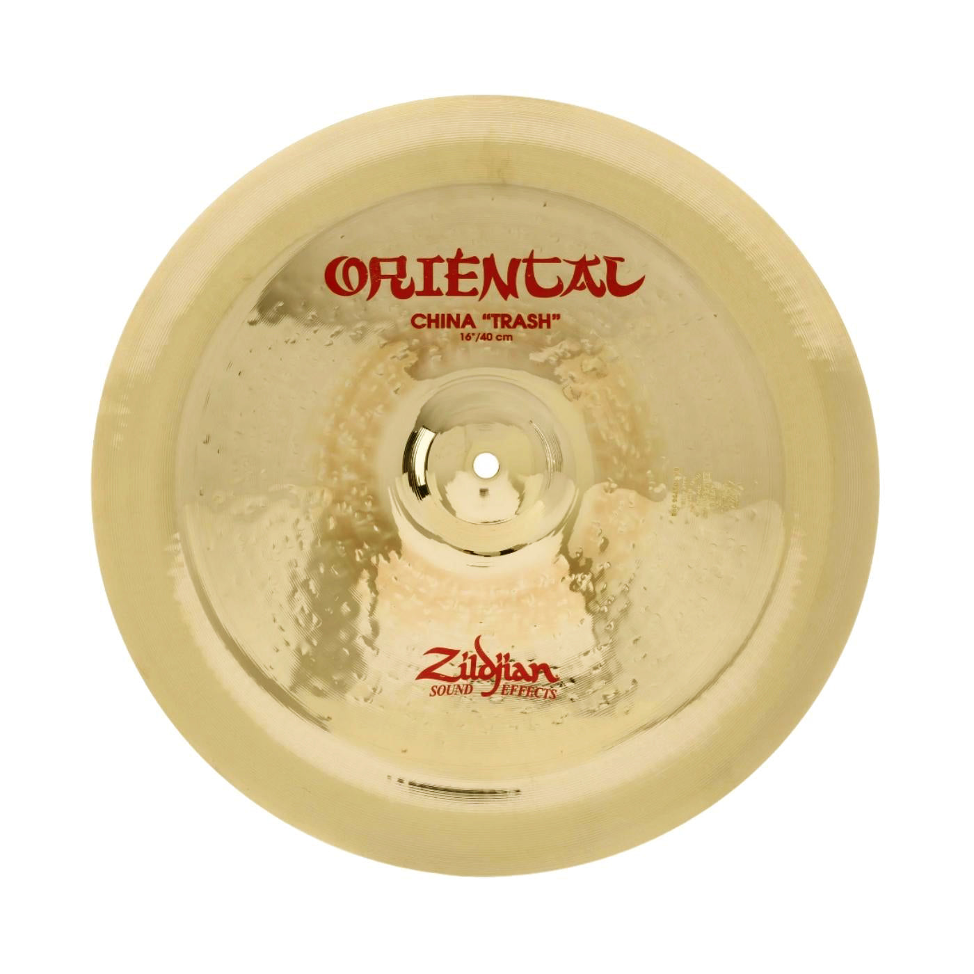 Zildjian A0616 FX Series 16" Oriental China Trash Thin Cymbal with Brilliant Finish for Drums