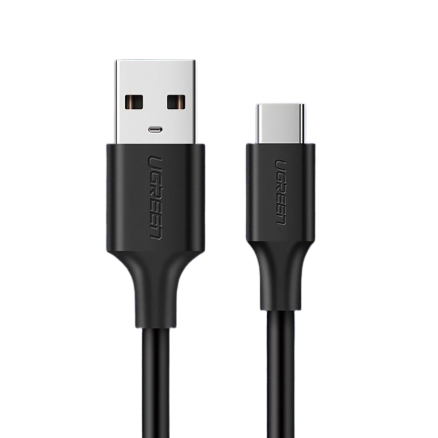 UGREEN USB-A 2.0 Male to USB-C Male 3A Fast Charging Data Cable with Nickel Plating, 480Mbps Transfer Speed, Overvoltage Protection (Black) (3M) | 60826